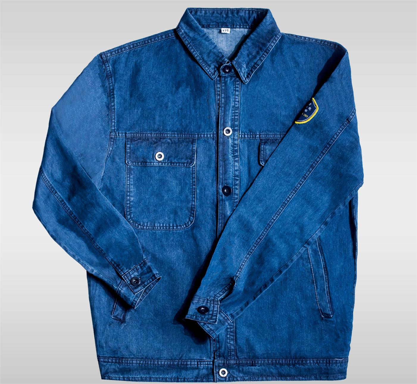 红都  工作服 全号可量体 防静电服牛仔夏季