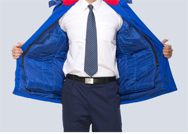 红都 工作服 全号可量体 藏青色薄厚定制冬装防寒工作服