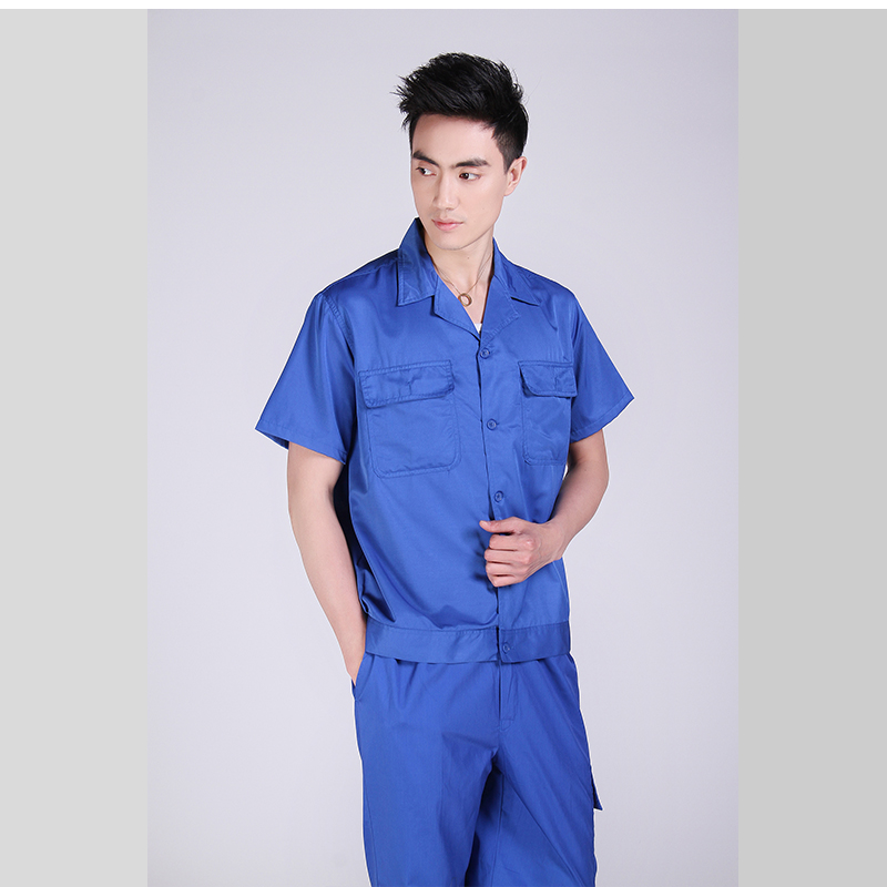 红都 工作服 全号可量体 上衣短袖涤棉轻工制造