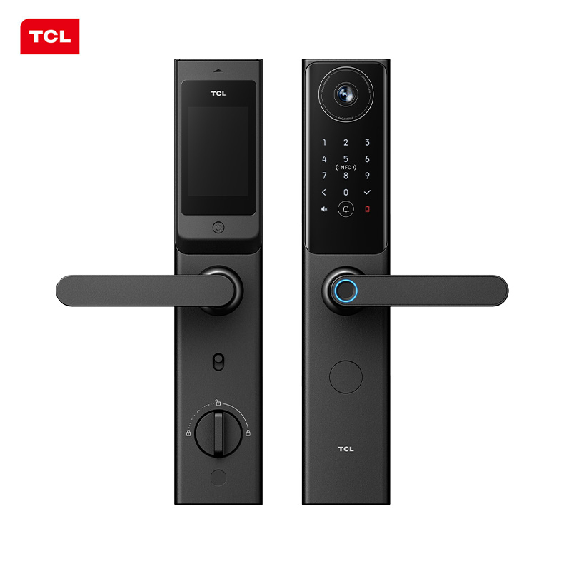 TCL  产品尺寸：70*65*394mm 智能门锁 S10P 大屏猫眼智能门锁
