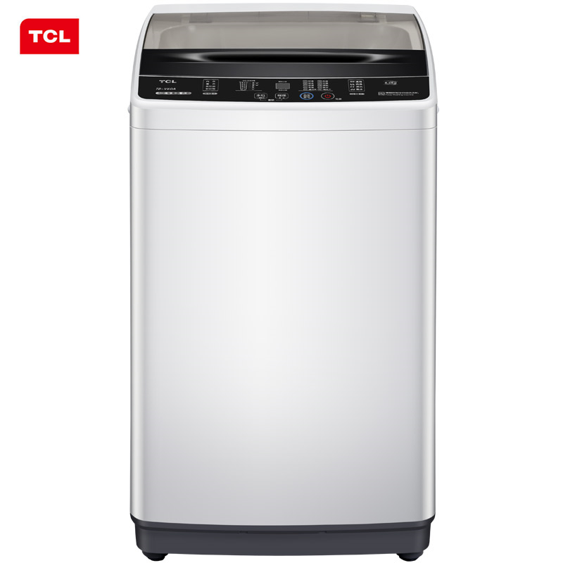 TCL TB-V80A 亮灰色 8公斤模糊控制 内凸式蜂巢水晶内筒 全自动洗衣机