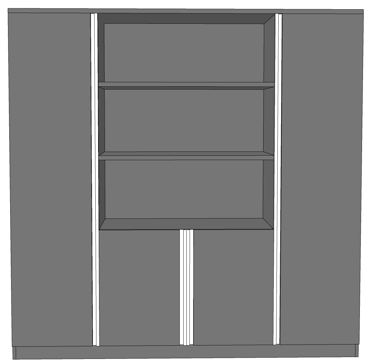 京诚润业 正职文件柜 2000*500*2000