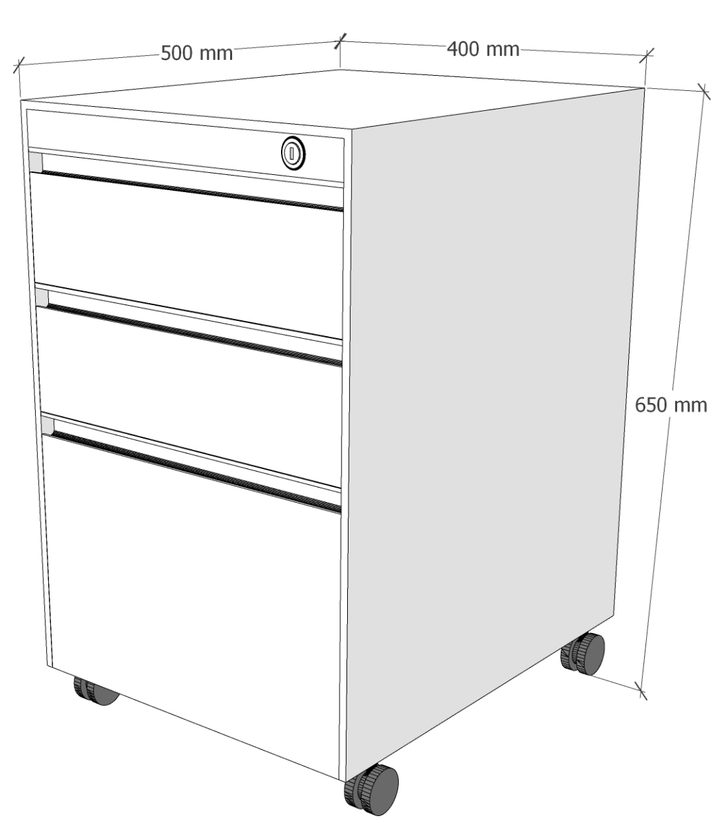 京诚润业 活动柜 400*500*650