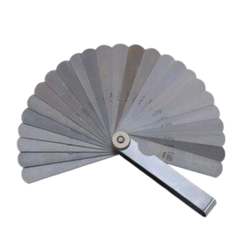 开拓 成组塞尺 200/ 0.02-1.0 材质：不锈钢 颜色：白色 单位：件