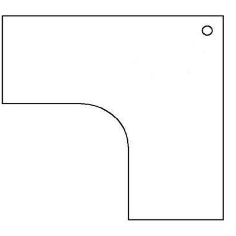 京诚润业 桌板 1000*1000*25